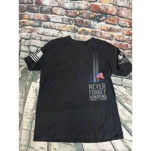 Grunt Style Never Forget Honoring Twenty‎ Years 9 11 Memorial T Shirt XL